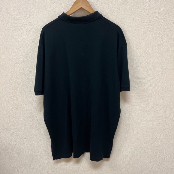 Polo by Ralph Lauren Knit Polo Shirt Cotton Red Pony Short Sleeve Black Size XXL - Picture 3 of 3
